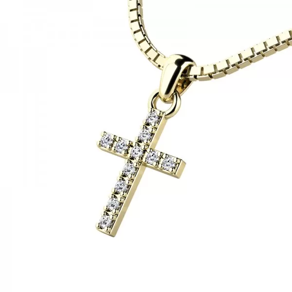 Zlatý krížik 140018-02-ZL-ZIR