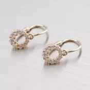 Detské náušničky zo žltého zlata 52DN-2154ZB