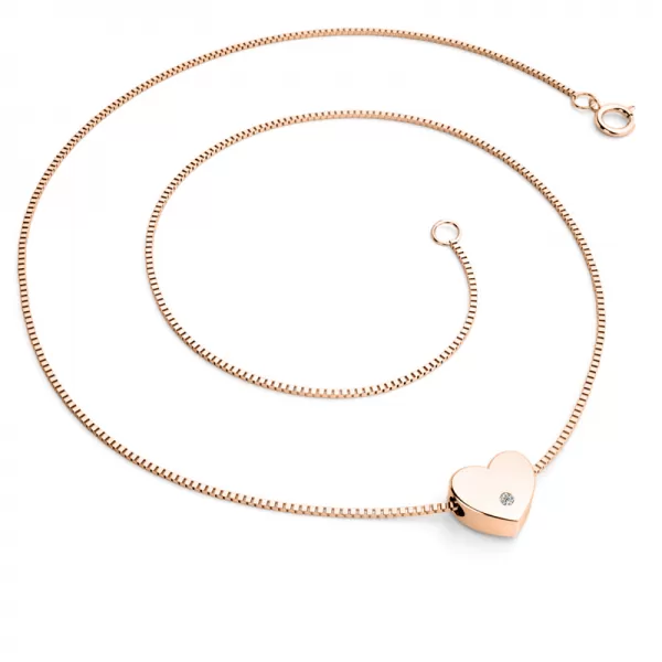 Náhrdelník srdca s diamantom 10979-NH01-in-dia