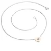 Náhrdelník srdca s diamantom 10874-NH01-BCV-dia