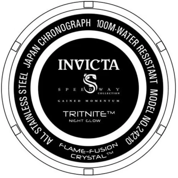 Invicta Speedway Quartz 24210