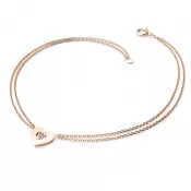 Náramok srdca a diamanty 10874-NR02-CV