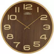 Nástenné hodiny PRIM Timber Veneer E07P.4153.50