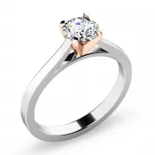 Dámsky prsteň biele zlato 585/1000 prírodný diamant 0,90 ct G/SI 10966-BCV-DIA