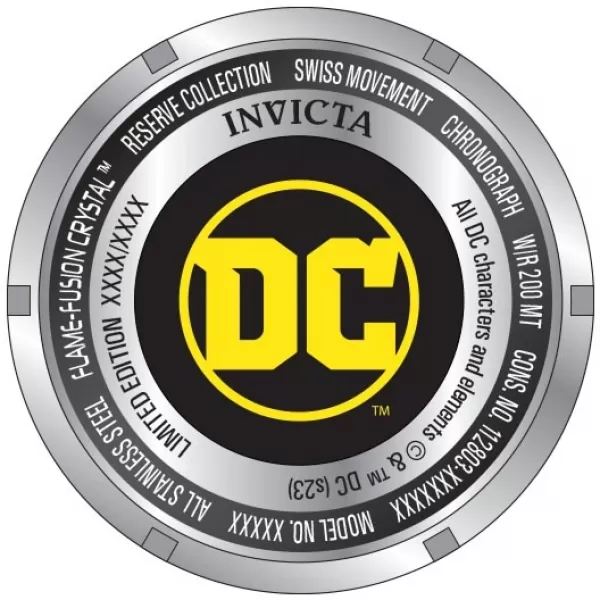 Invicta DC Comics Batman Quartz 54mm 44460 Limited Edition