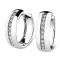 Náušnice biele zlato 585/1000, prírodné diamanty 0.126ct, 109012-B-DIA