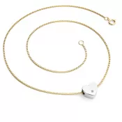 Náhrdelník s diamantom 10979-NH01-ZLB-DIA