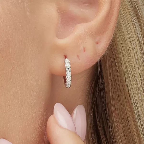 Single náušnice Brosway Fancy Infinite White