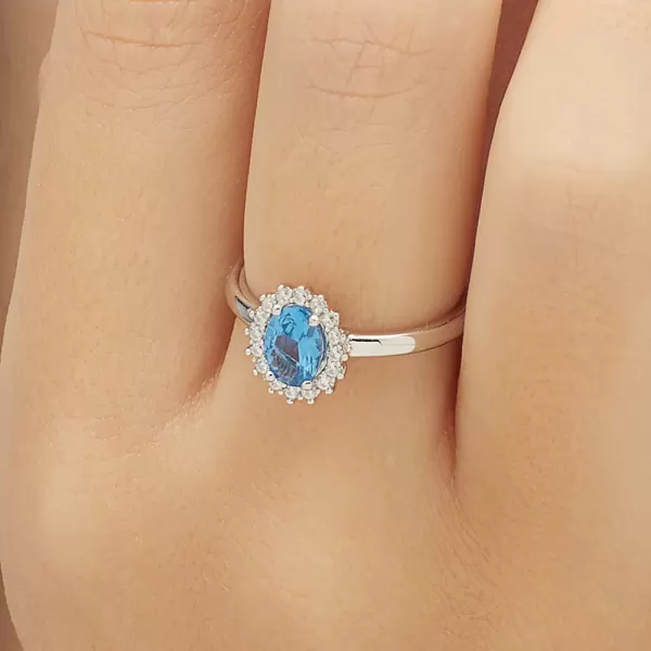 Prsteň Brosway Fancy Fredom Blue FFB70