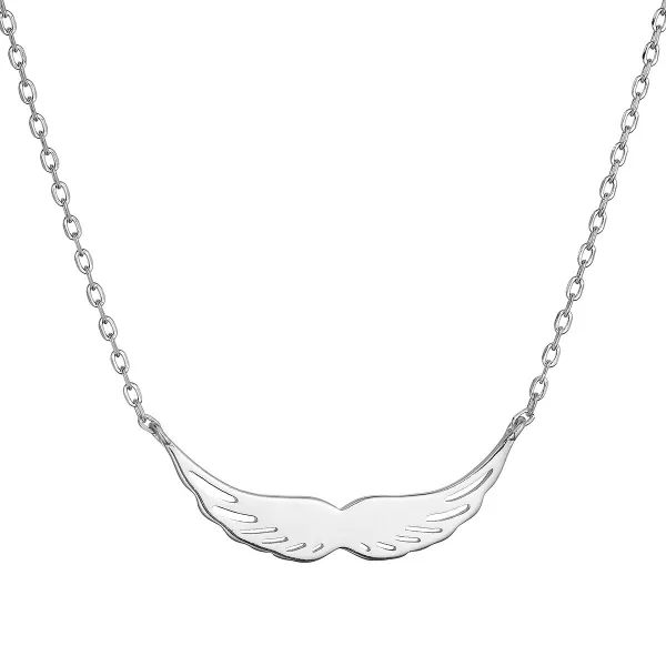 Strieborný náhrdelník krídla 62028