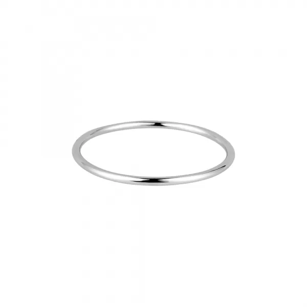 Strieborný prsteň jednoduchý krúžok 65014