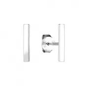 Strieborné náušnice kôstky obdĺžniky 61063