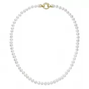 Perlový náhrdelník z pravých riečnych perál biely 22001.1