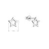 Strieborné náušnice hviezdičky 61041