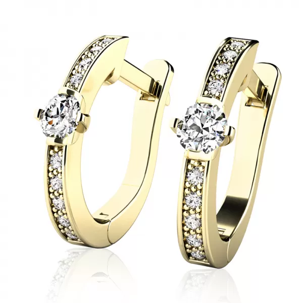 Diamantové náušnice 10967-ZL-DIA