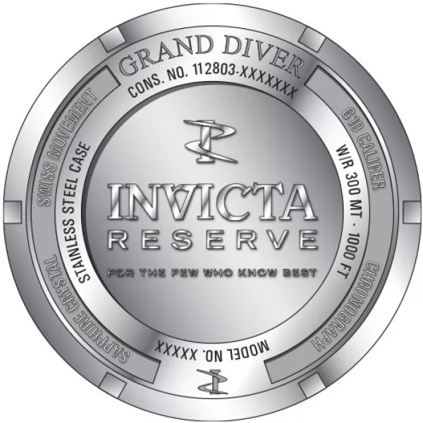 Invicta Reserve Akula Quartz 50mm 45260