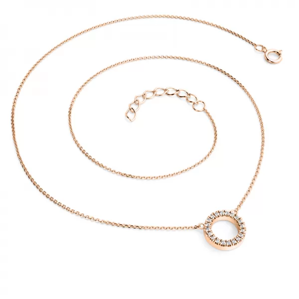 Náhrdelník s diamantmi 10981-NH01-CV-dia