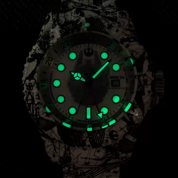 Invicta Star Wars Quartz GMT 33309 Rebel Alliance Limited Edition 1977pcs