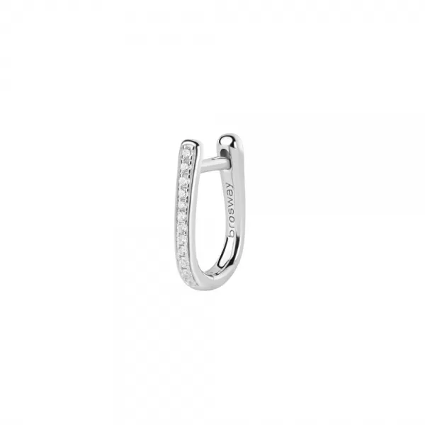 Single náušnice Brosway Fancy Infinite White