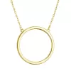 Pozlátený strieborný náhrdelník s krúžkom 62027