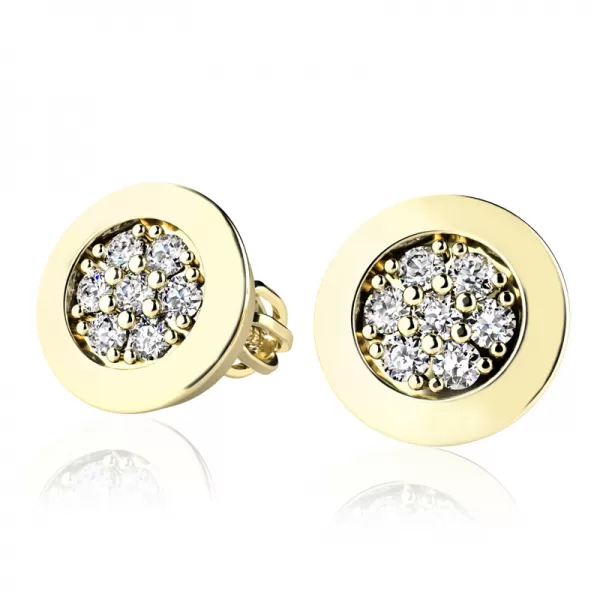 Diamantové náušnice 10903-NS-ZL-DIA