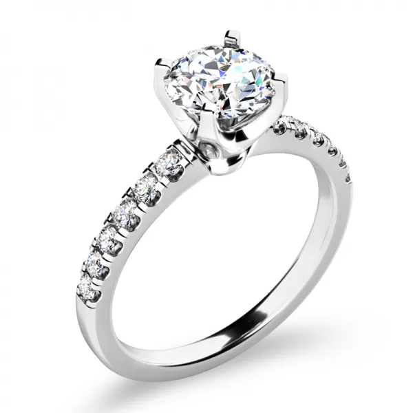 Zásnubný prsteň so zirkónmi ZP-10961-B-ZIR