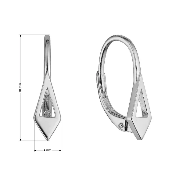 Strieborné náušnice 61024