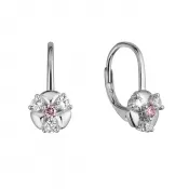 Strieborné náušnice so zirkónmi 11508.1 crystal