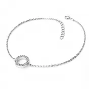 Náramok s prsteňom vysadeným s diamantmi 10981-NR01-B