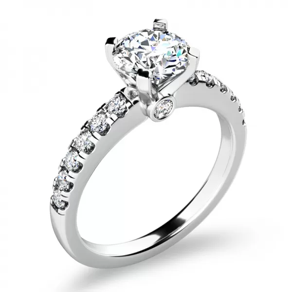 Zásnubný prsteň so zirkónmi ZP-10959-B-ZIR