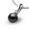 Dámsky prívesok prírodný diamant 0.025 ct perlový 10891-B-DIA-Black