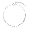 Strieborný náramok s malými zirkónmi 13031.1
