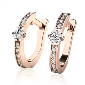 Diamantové náušnice 10967-CV-DIA