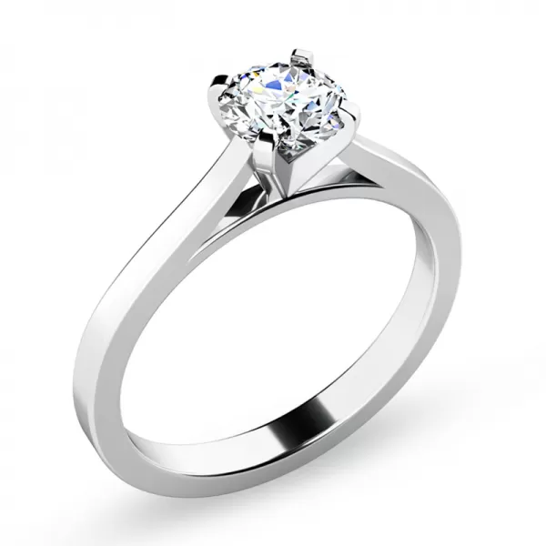 Dámsky prsteň biele zlato 585/1000 prírodný diamant 0,90 ct G/SI 10966-B-DIA