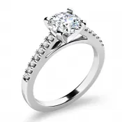 Zásnubný prsteň biele zlato 585/1000 prírodný diamant 1.04 ct G/SI ZP-10960-B-DIA