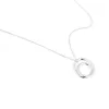 Strieborný náhrdelník špirálový ovál 62018