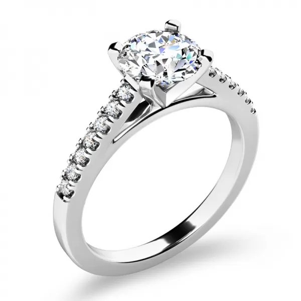 Zásnubný prsteň so zirkónmi ZP-10960-B-ZIR