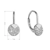 Strieborné náušnice so zirkónmi 11517.1 crystal