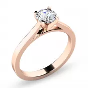 Dámsky prsteň ružové zlato 585/1000 prírodný diamant 0,90 ct G/SI 10966-CV-DIA