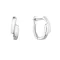 Strieborné náušnice kruhy 61019