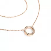 Náhrdelník s diamantmi 10981-NH01-CV-dia