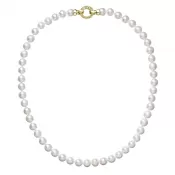 Perlový náhrdelník z pravých riečnych perál biely 22003.1