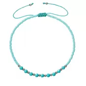 Textilné Miyuki náramok tyrkys 13037.3 turquoise