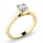 Dámsky prsteň žlté zlato 585/1000 prírodný diamant 0,90 ct G/SI 10966-ZL-DIA