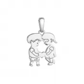 Strieborný prívesok priateľstva 64004