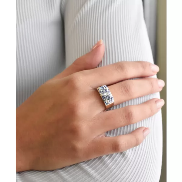 Strieborný prsteň s kryštálmi Swarovski fialový 35014.3 violet