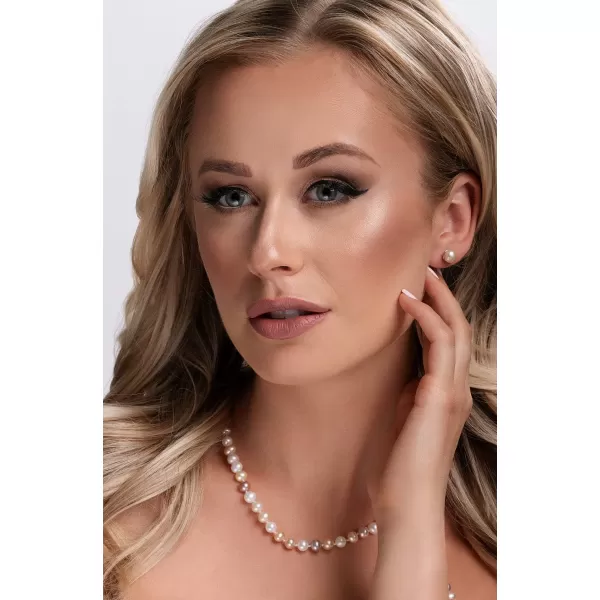 Perlový náhrdelník z pravých riečnych perál mix farieb 22004.3