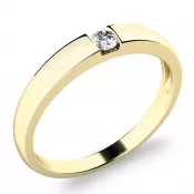 Prsteň s diamantom 10978-ZL-DIA