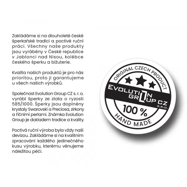 Zlaté 14 karátové náušnice kôstky žlté zlato s bielou riečnou perlou 91P00049