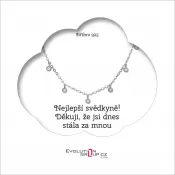 Najlepšia svedkyňa! Ďakujem, že si dnes stála za mnou - OB14